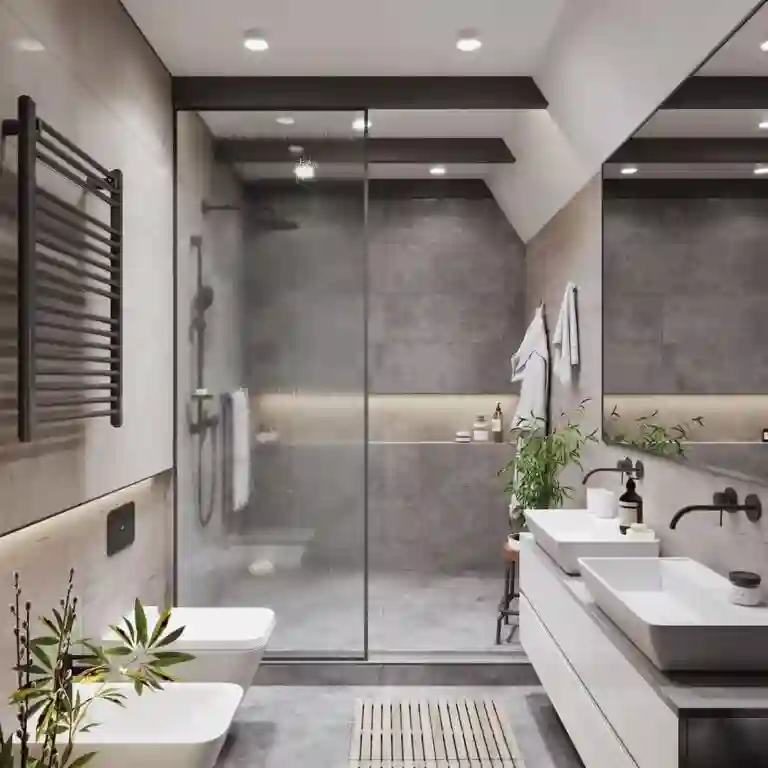 imagen de un baño moderno