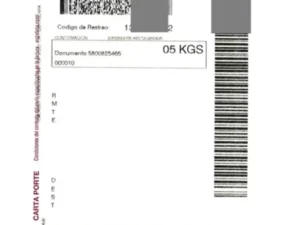 guia estafeta terrestre para 5 kilos