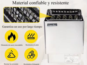 Calentador para sauna Vapor Rey